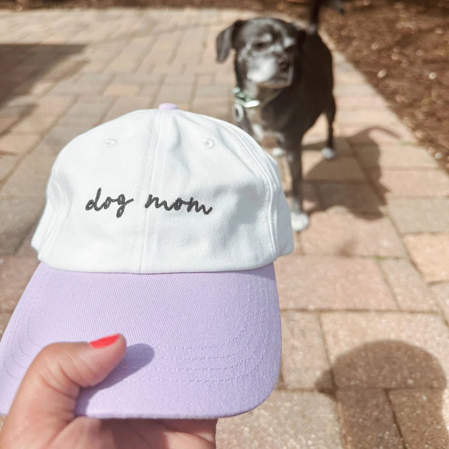 Lavender 2-Tone Dog Mom Hat - Image 6