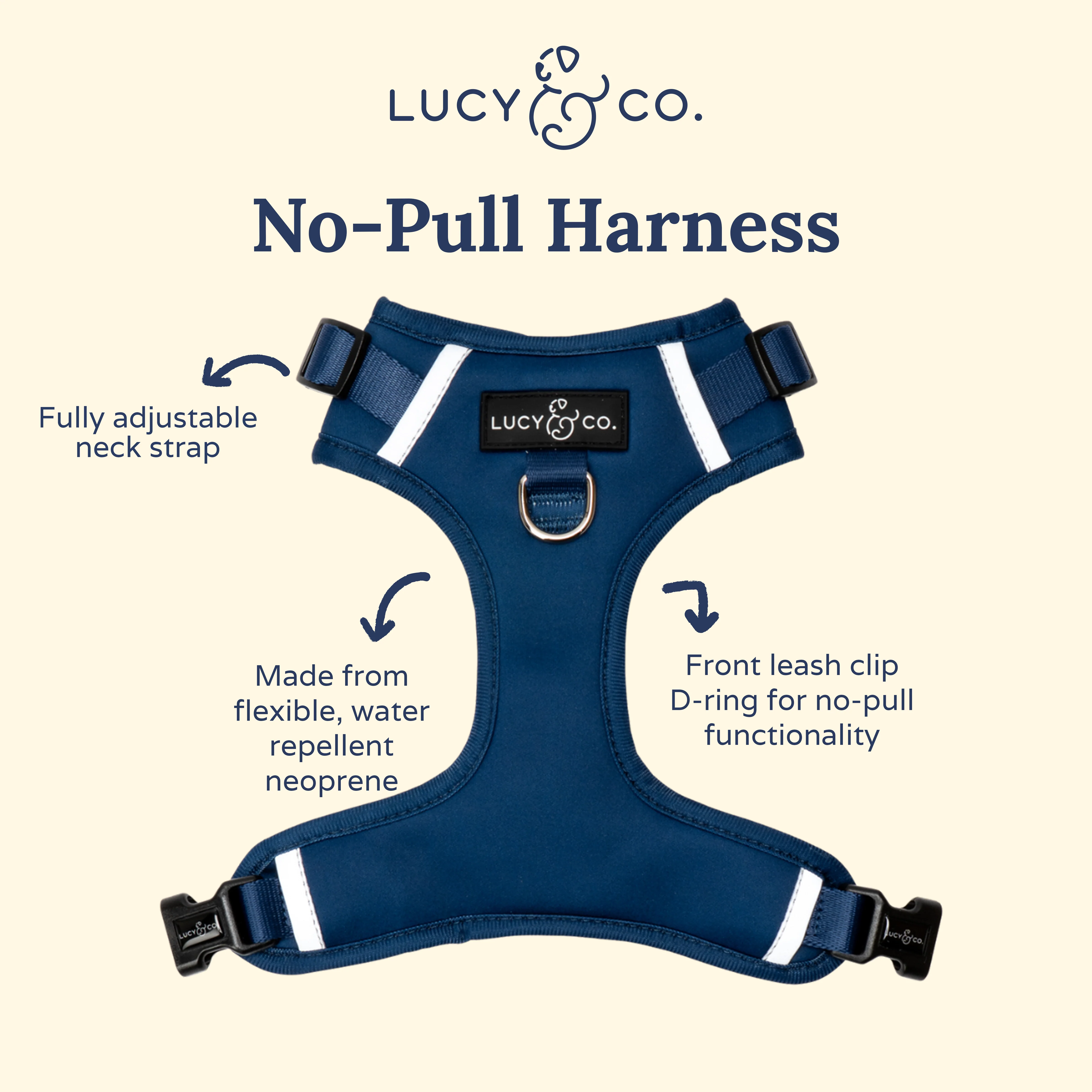 Navy No-Pull Harness - Image 5