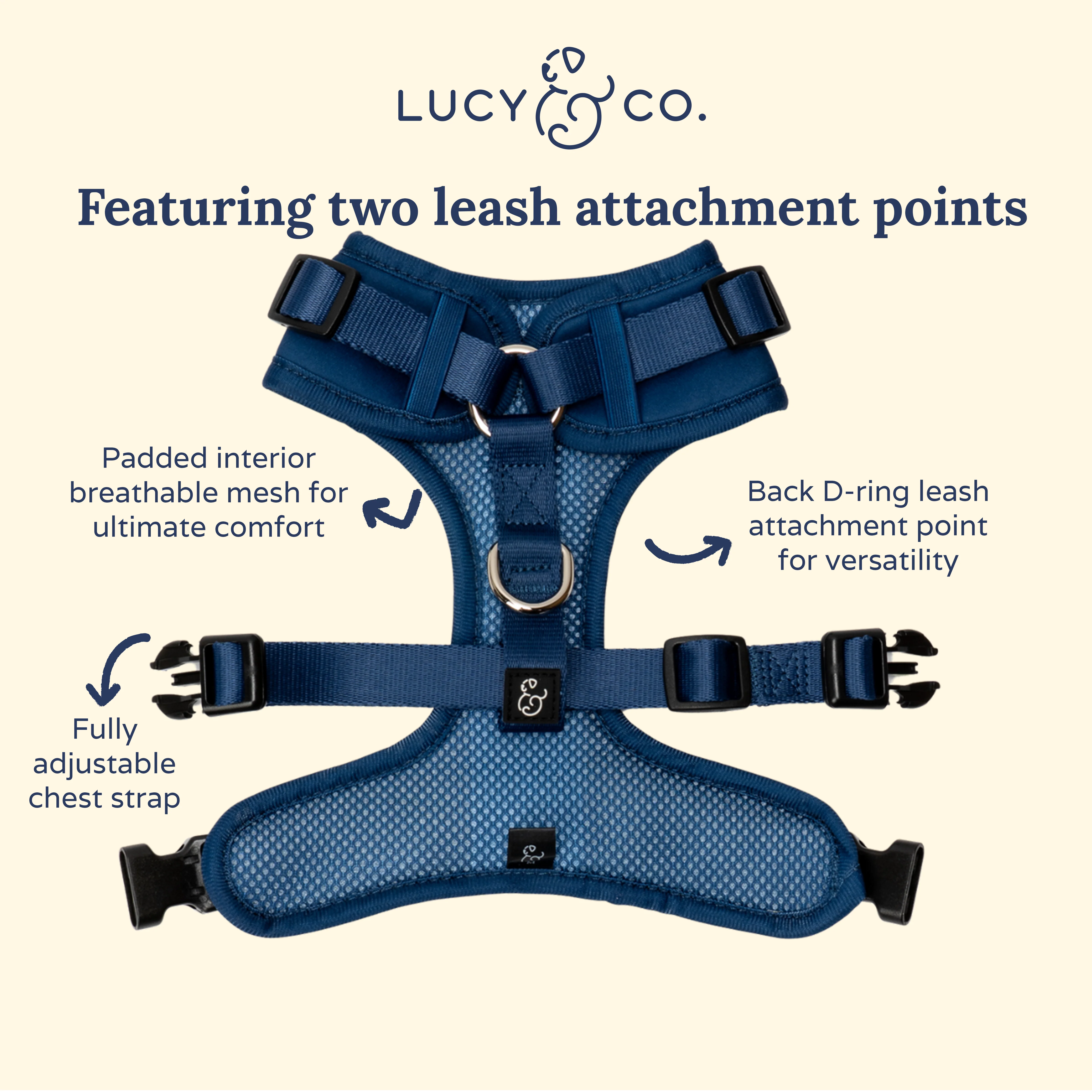 Navy No-Pull Harness - Image 6