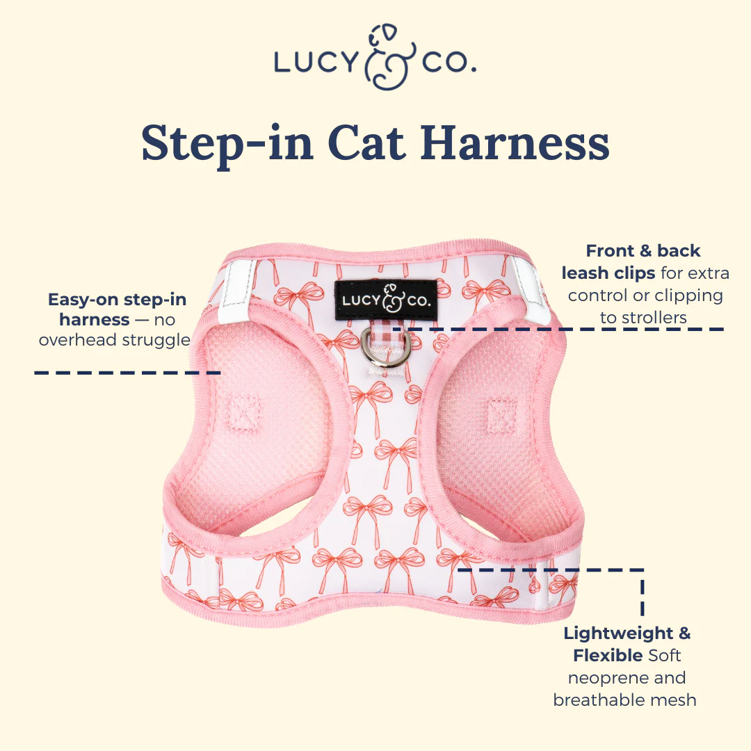 Take a Bow Step-in Cat Harness - Image 5