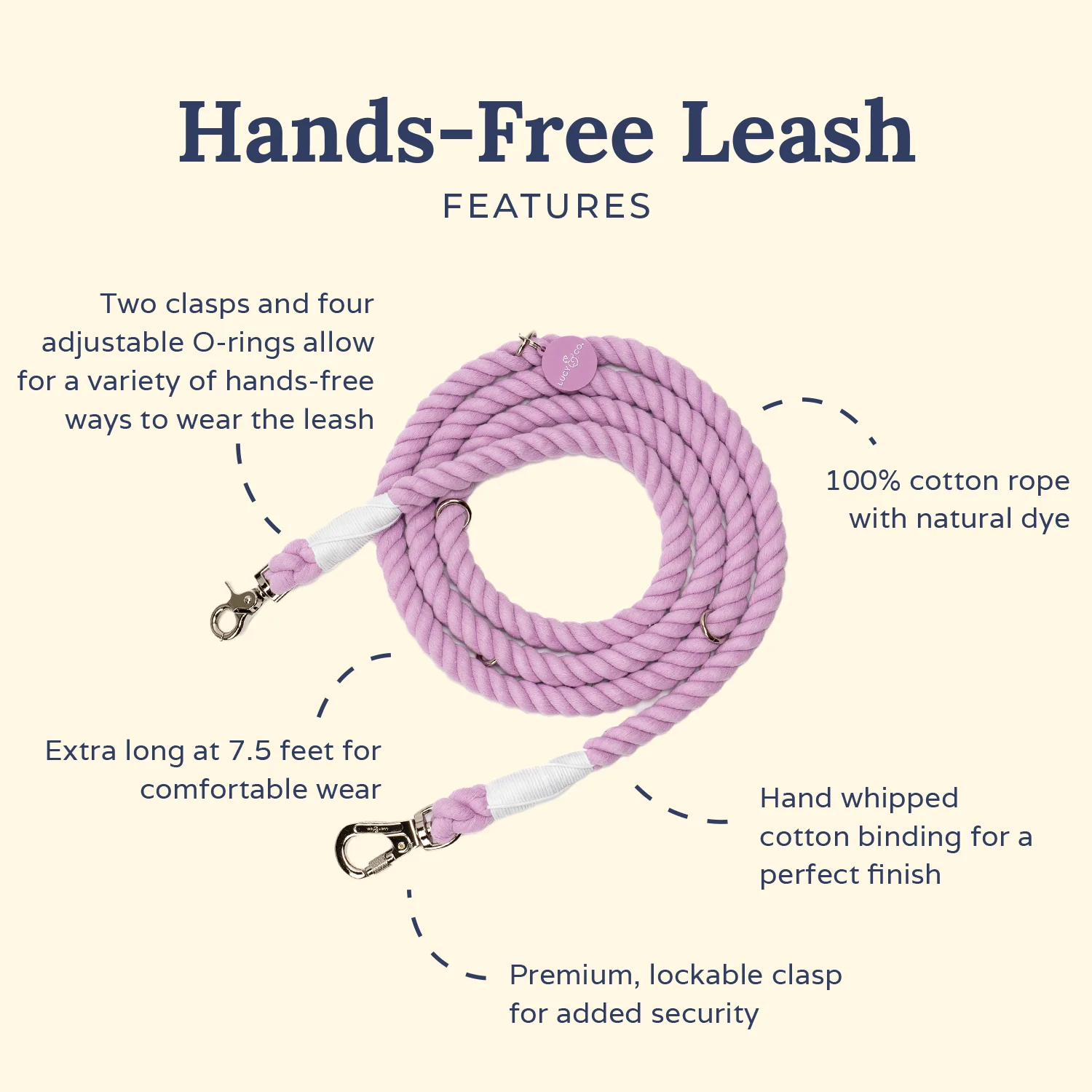 Bouquet Hands-Free Rope Leash - Image 6