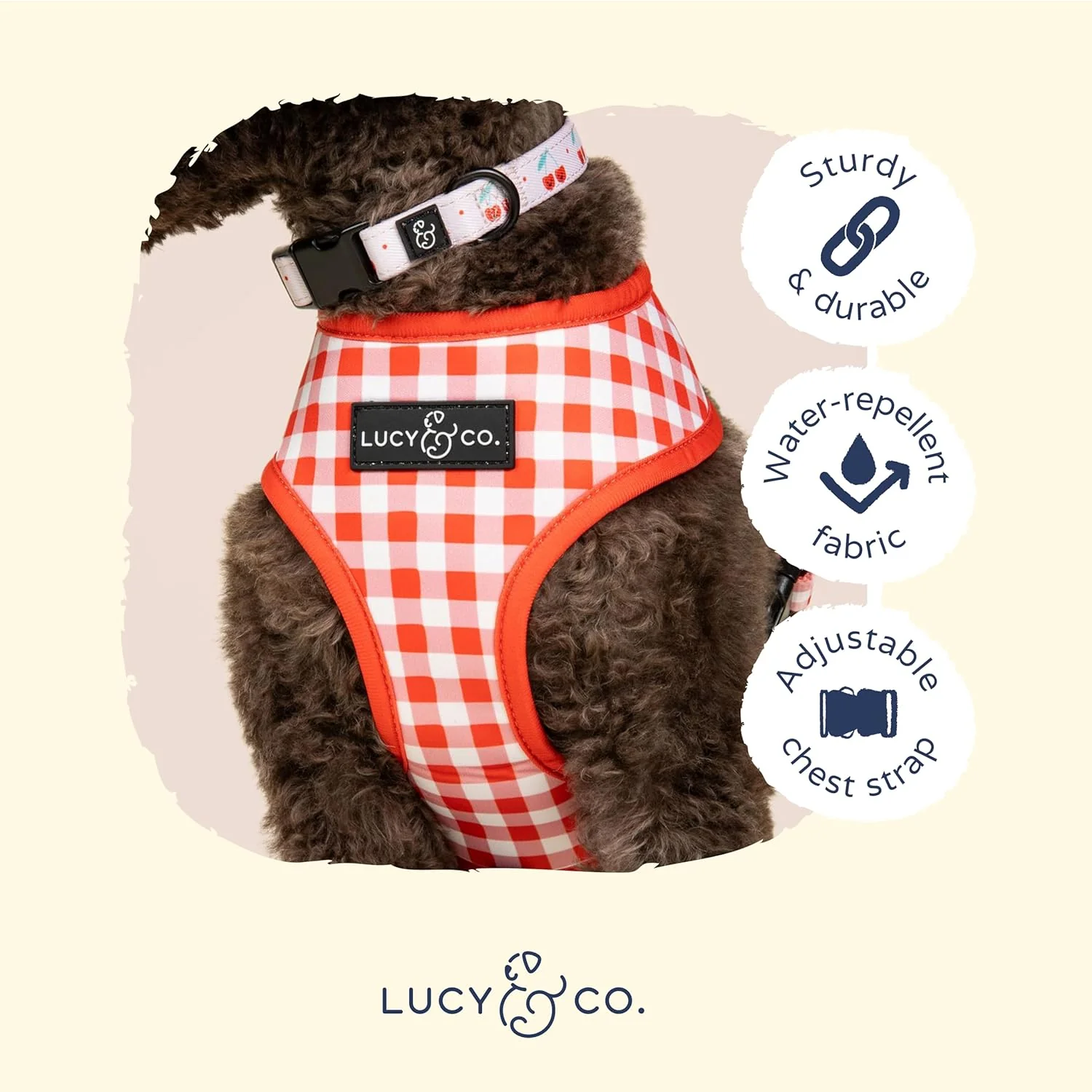 Cheery Cherries Reversible Harness - Image 6