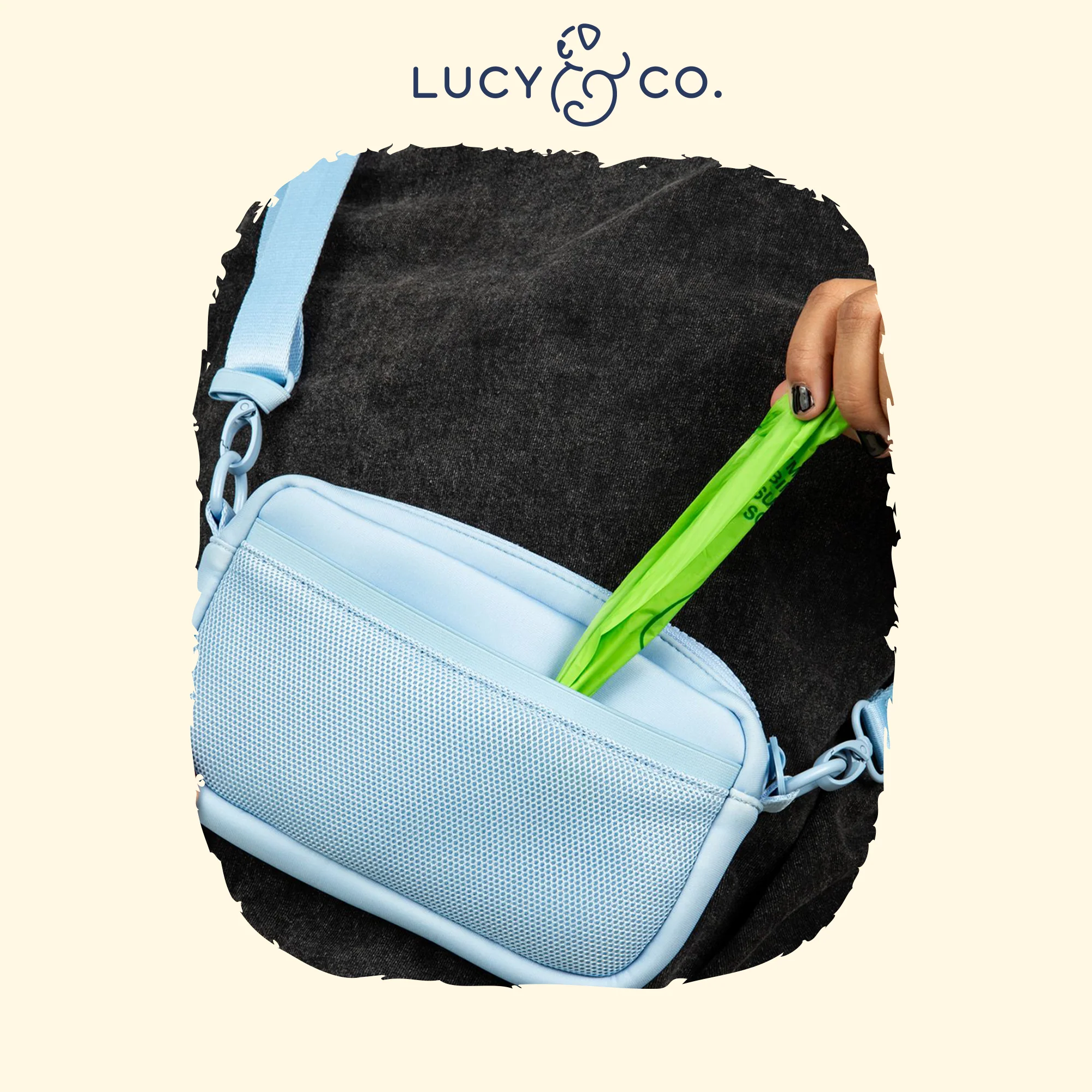 Denim Blue Crossbody Bag - Image 5