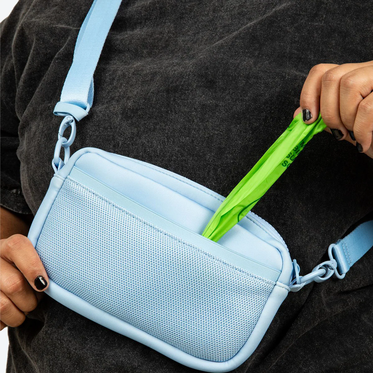 Denim Blue Crossbody Bag - Image 9