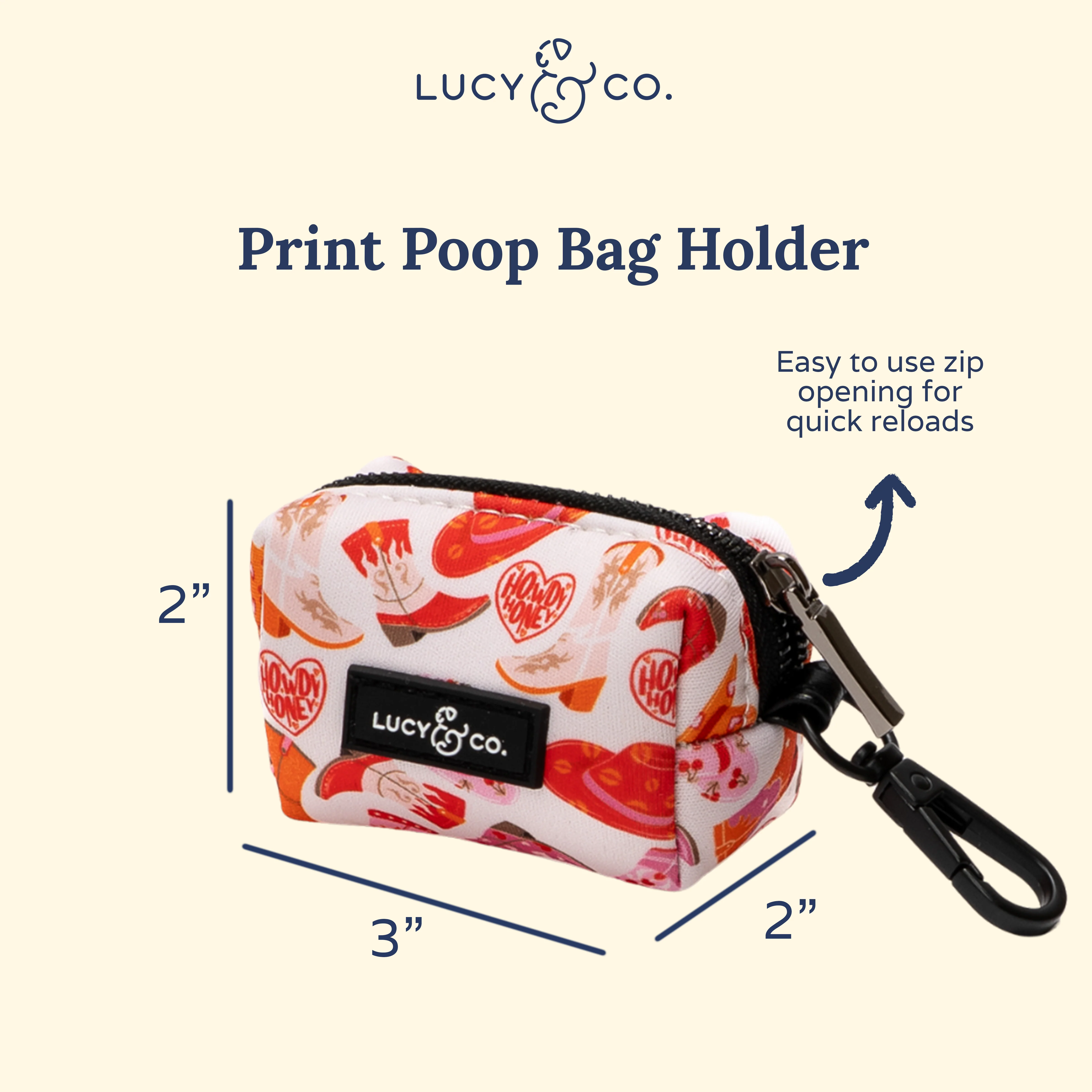 Howdy, Honey Poop Bag Holder - Image 4