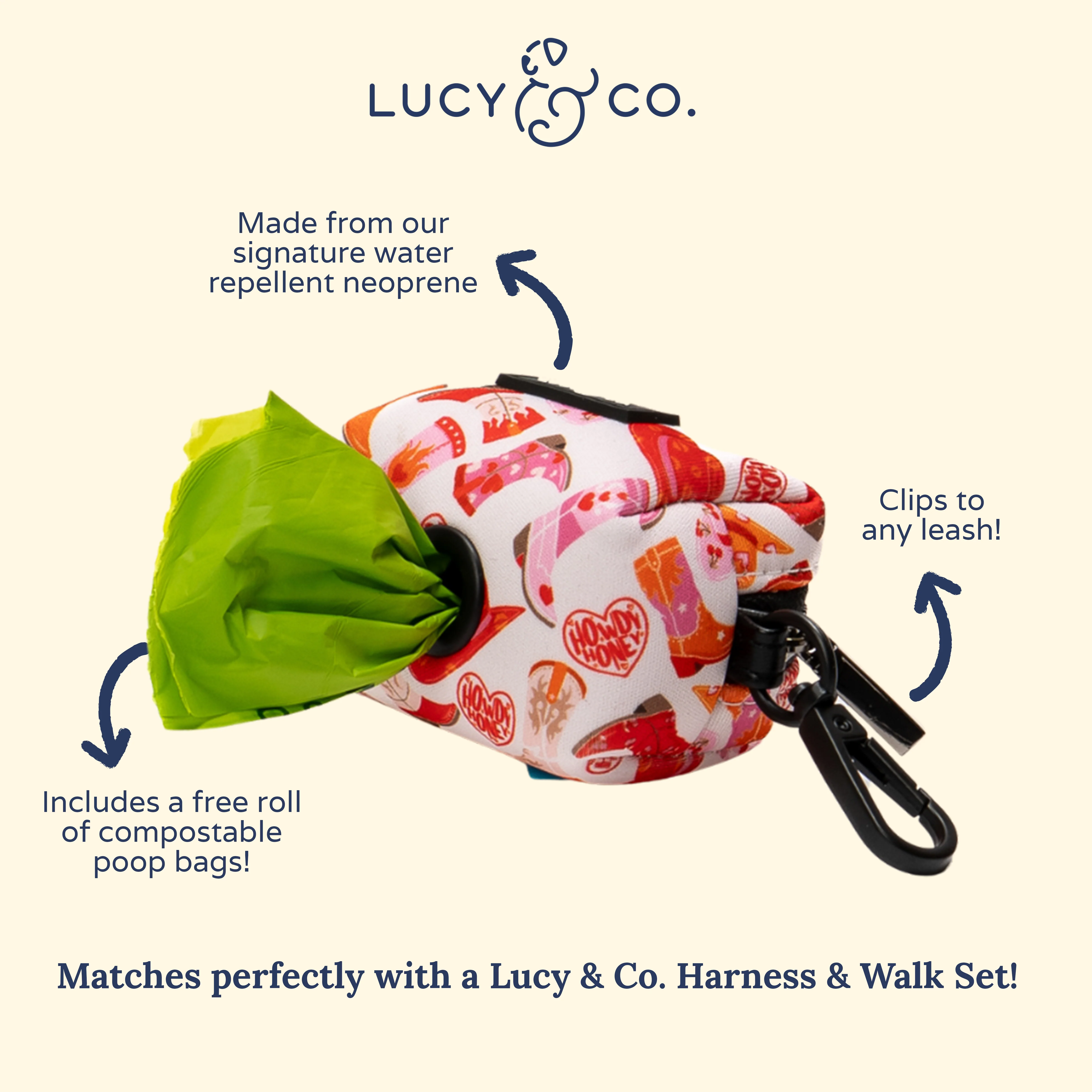 Howdy, Honey Poop Bag Holder - Image 5