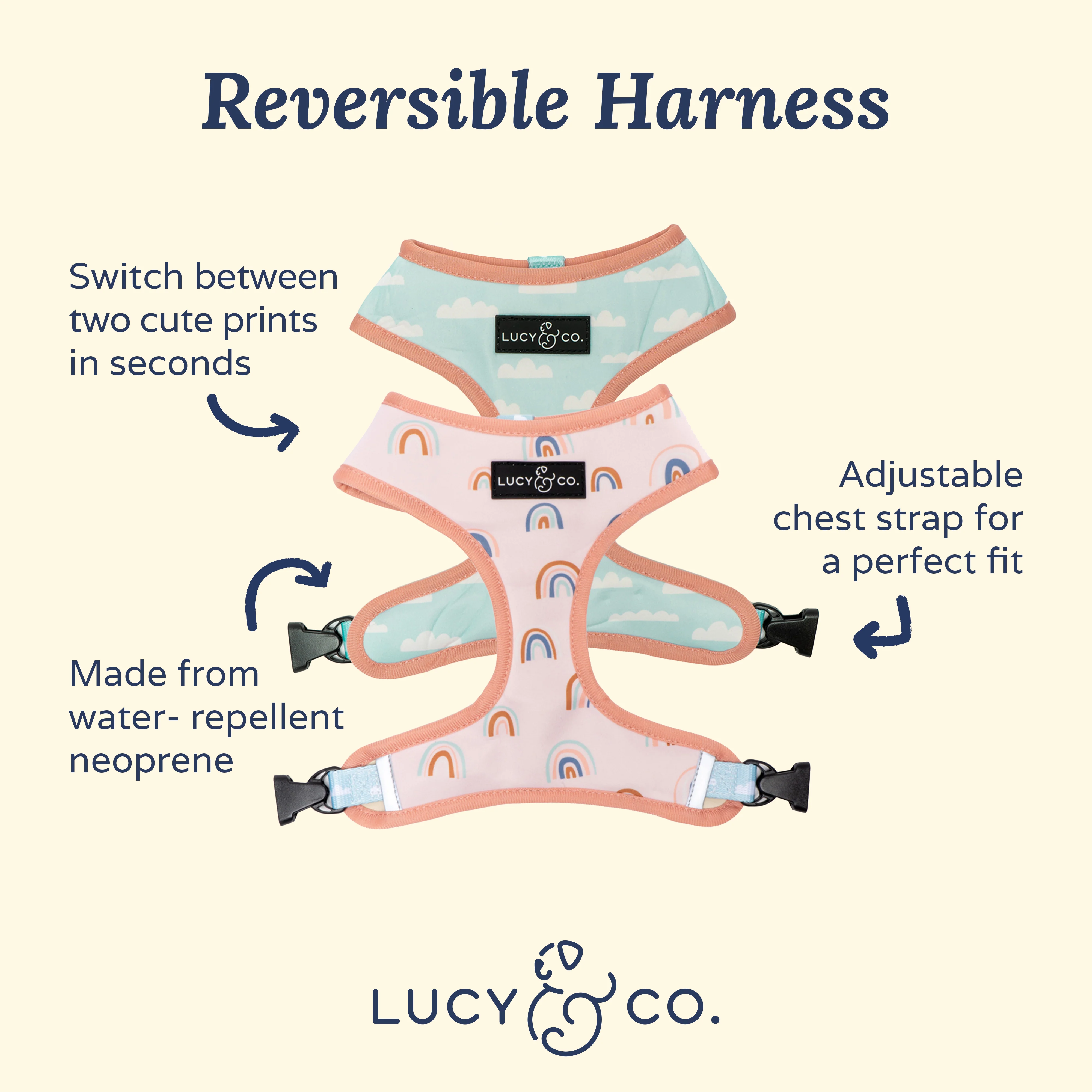 In the Clouds Reversible Harness - Image 5