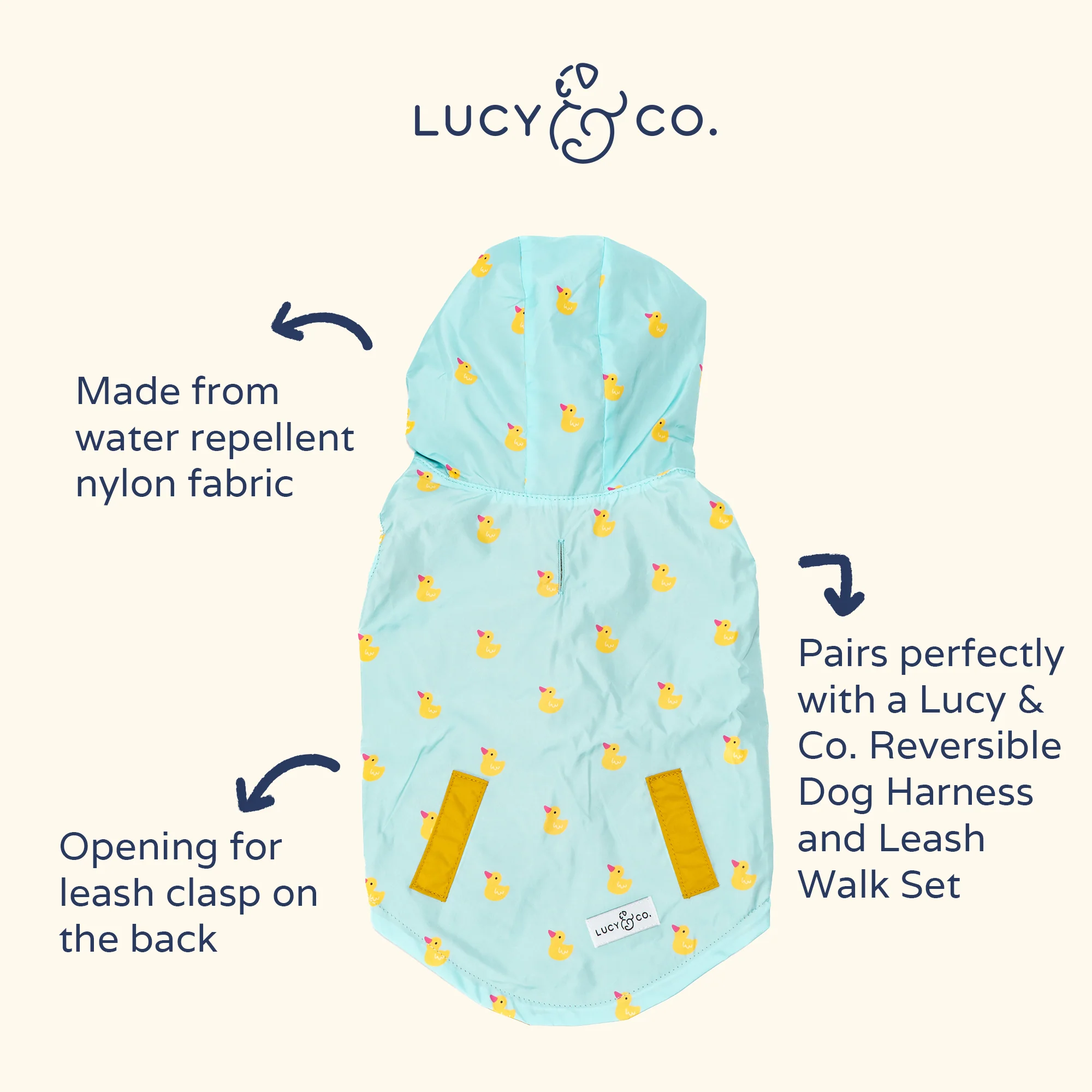 Lucky Ducky Reversible Raincoat - Image 6