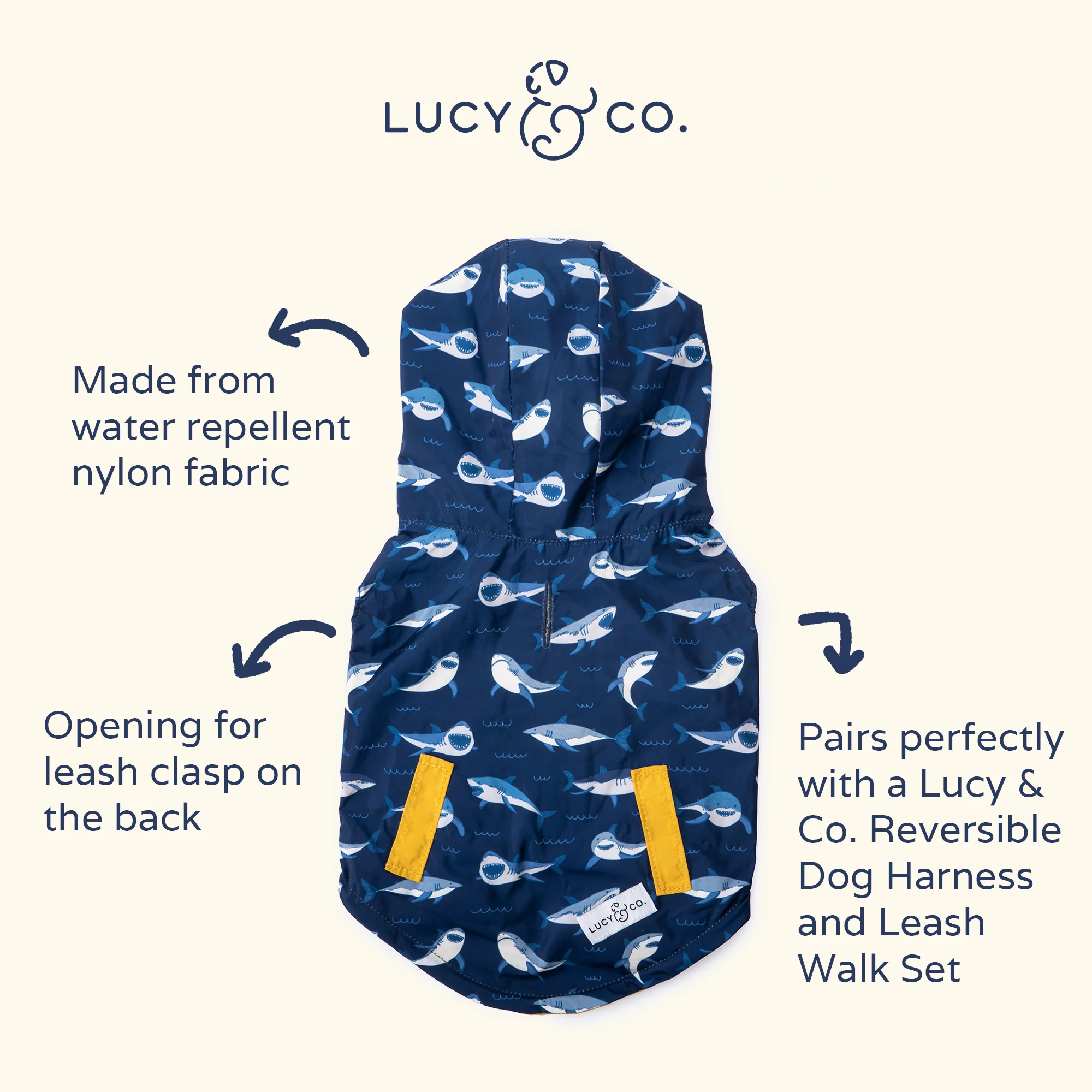 Shark Attack Reversible Raincoat - Image 5