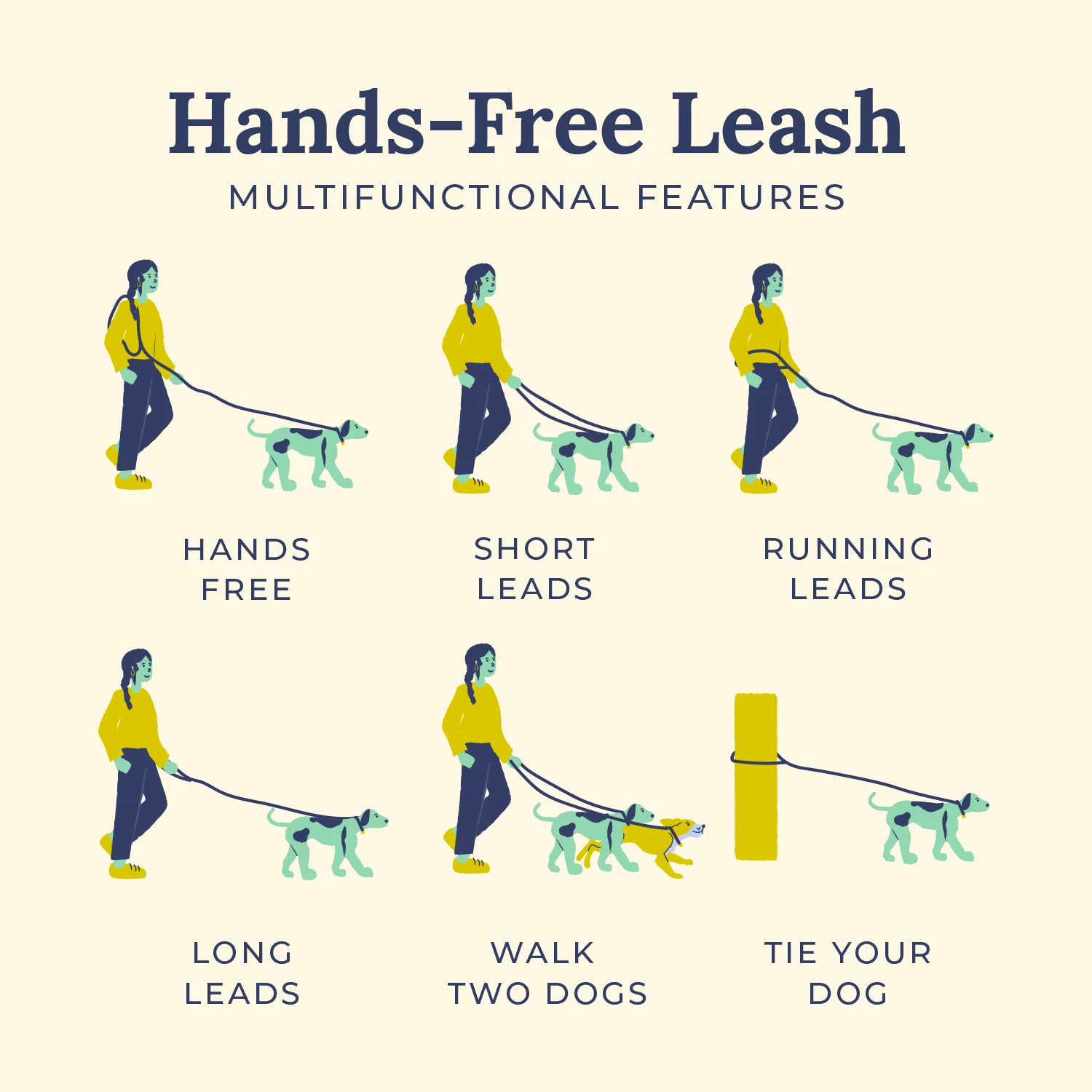 Spice Hands-Free Rope Leash - Image 6