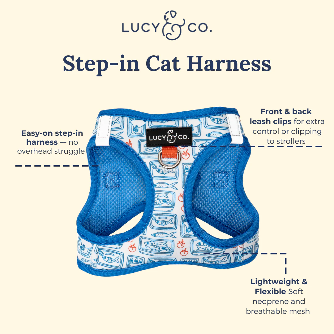 Tinned Fish Step-in Cat Harness - Image 5
